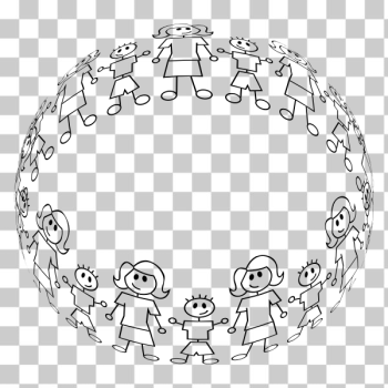 SVG Mother and son sphere