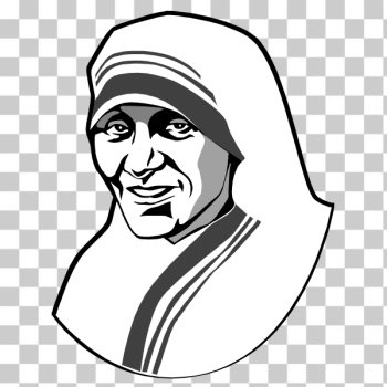 SVG Mother Teresa