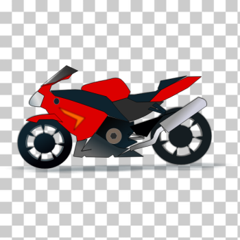 SVG Motorbike vector image SVG Motorbike vector image