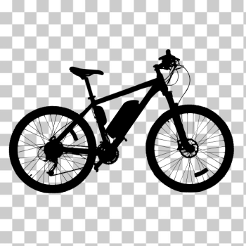 SVG Mountain bike silhouette SVG Mountain bike silhouette