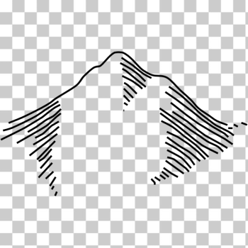 SVG Mountain map symbol vector image SVG Mountain map symbol vector image