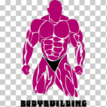 SVG Muscular athlete SVG Muscular athlete