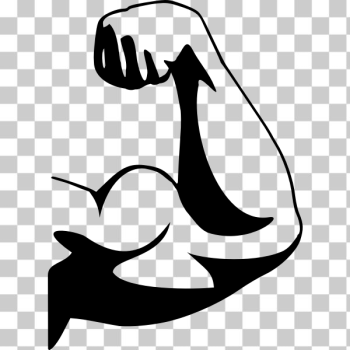 SVG Muscular biceps vector clip art SVG Muscular biceps vector clip art