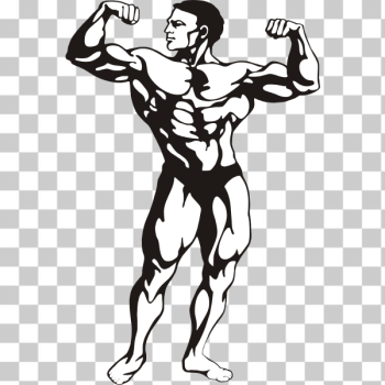 SVG Muscular man SVG Muscular man