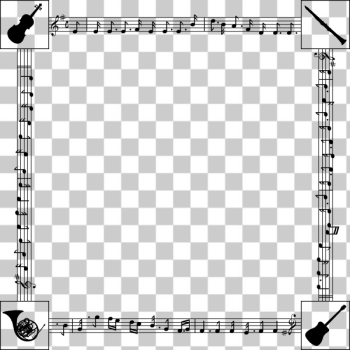 SVG Music frame