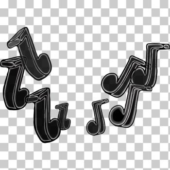 SVG Music Notes All Black SVG Music Notes All Black