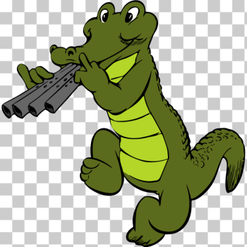 SVG Musical crocodile colour SVG Musical crocodile colour