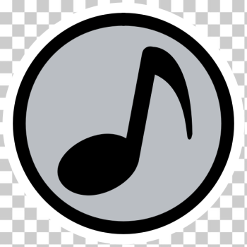 SVG Musical note in monochrome SVG Musical note in monochrome
