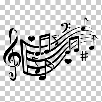 SVG Musical notes logotype concept SVG Musical notes logotype concept