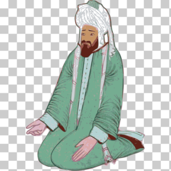 SVG Muslim in prayer SVG Muslim in prayer