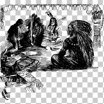SVG Native Americans sitting SVG Native Americans sitting