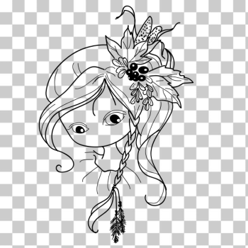 SVG Nature fairy