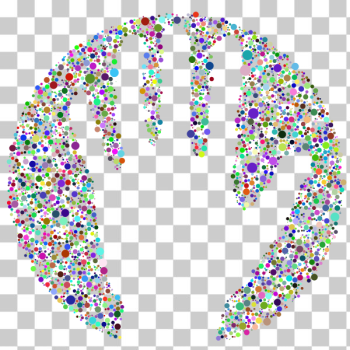 SVG Negative Space Handprint Circles Prismatic SVG Negative Space Handprint Circles Prismatic