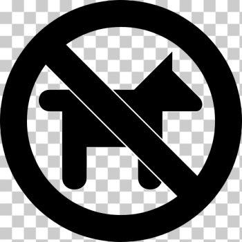 SVG No dogs round black sign vector drawing SVG No dogs round black sign vector drawing
