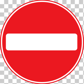 SVG No entry symbol