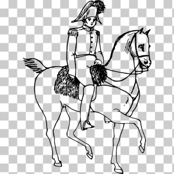 SVG Nobleman on horseback SVG Nobleman on horseback