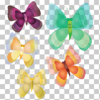 SVG Non Realistic Butterflies