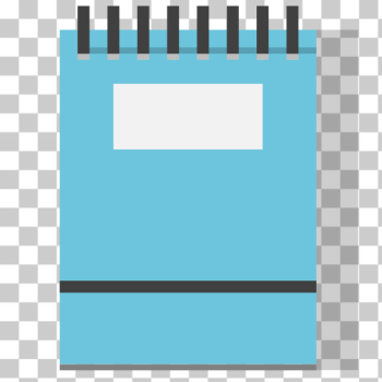 SVG Note paper on binder vector illustration SVG Note paper on binder vector illustration