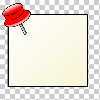 SVG Note with pin vector image