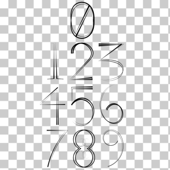 SVG numbers SVG numbers