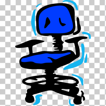 SVG Office chair vector image SVG Office chair vector image