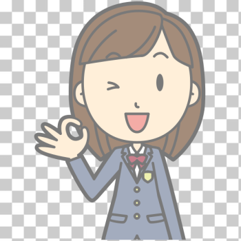 SVG OK gesture vector image