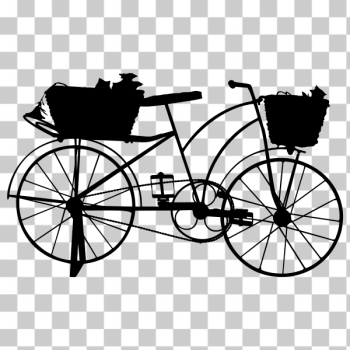 SVG Old-fashioned bicycle SVG Old-fashioned bicycle