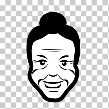 SVG Old lady sketch SVG Old lady sketch