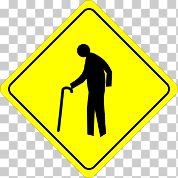 SVG Old man crossing SVG Old man crossing