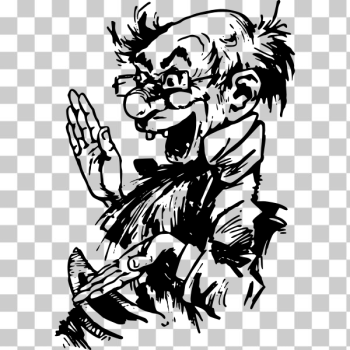 SVG Old man laughing SVG Old man laughing