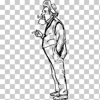 SVG Old man pointing SVG Old man pointing