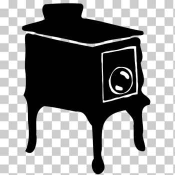 SVG Old style stove vector