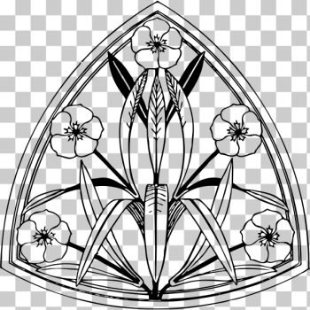 SVG Oleander ornament SVG Oleander ornament