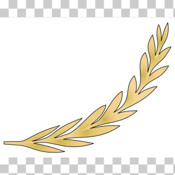 SVG Olive branch in yellow SVG Olive branch in yellow