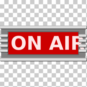 SVG On Air Sign SVG On Air Sign