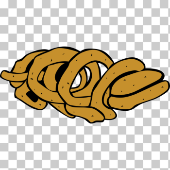 SVG Onion rings vector drawing