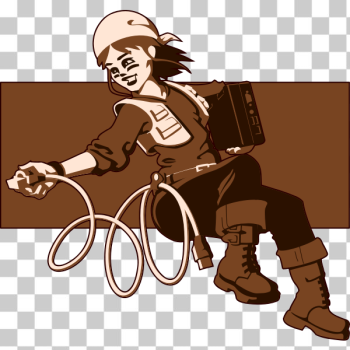 SVG Online girl vector image SVG Online girl vector image
