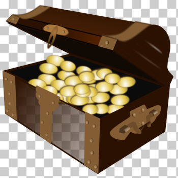 SVG Open cartoon treasure chest SVG Open cartoon treasure chest