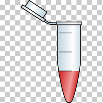 SVG Opened chemical tube SVG Opened chemical tube