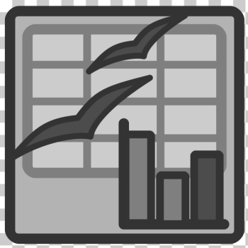 SVG OpenOffice calc icon SVG OpenOffice calc icon