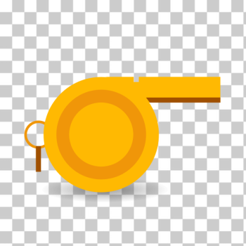 SVG Orange whistle vector image SVG Orange whistle vector image