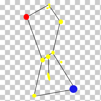 SVG Orion Constellation with Nebula