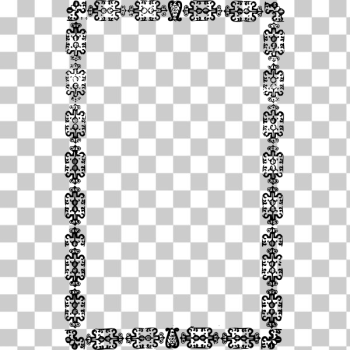SVG Ornate black frame SVG Ornate black frame