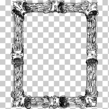 SVG Ornate frame vector illustration