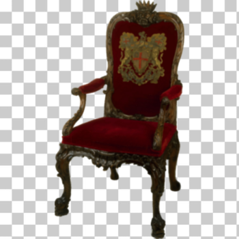 SVG Ornate walnut chair SVG Ornate walnut chair