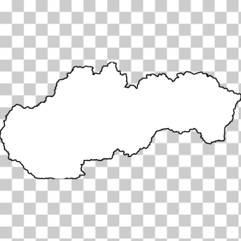 SVG Outline of Slovakia SVG Outline of Slovakia