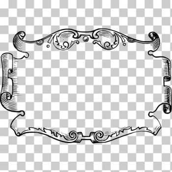 SVG Outlined ornate frame SVG Outlined ornate frame