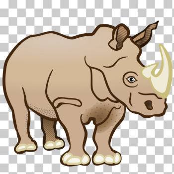 SVG Outlined rhino SVG Outlined rhino