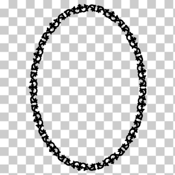 SVG Oval frame silhouette SVG Oval frame silhouette
