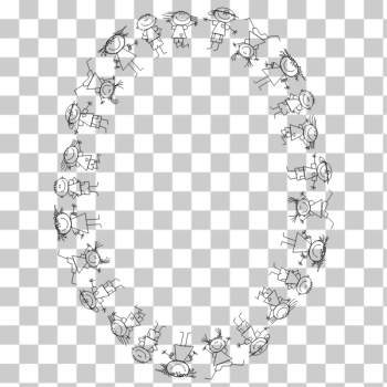SVG Oval kids frame SVG Oval kids frame